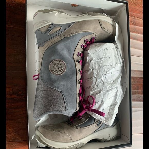 Santana Canada lined lace up waterproof anti slip boot size 10, made in Italy - Picture 15 of 15